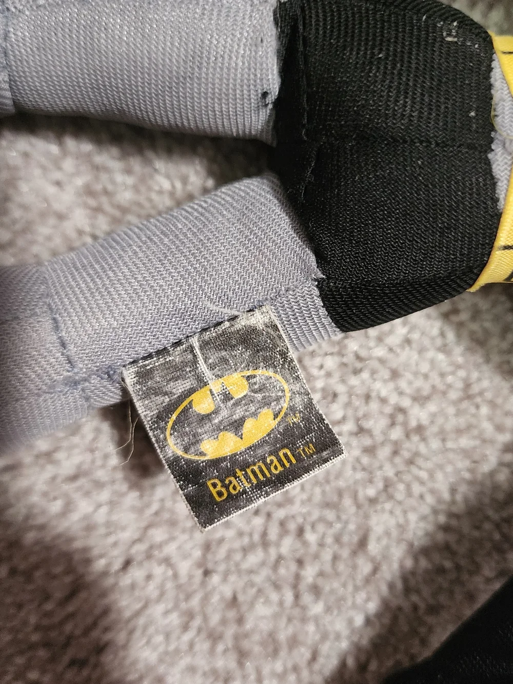 Batman Plush Figure - Gray, Black & Yellow Accents